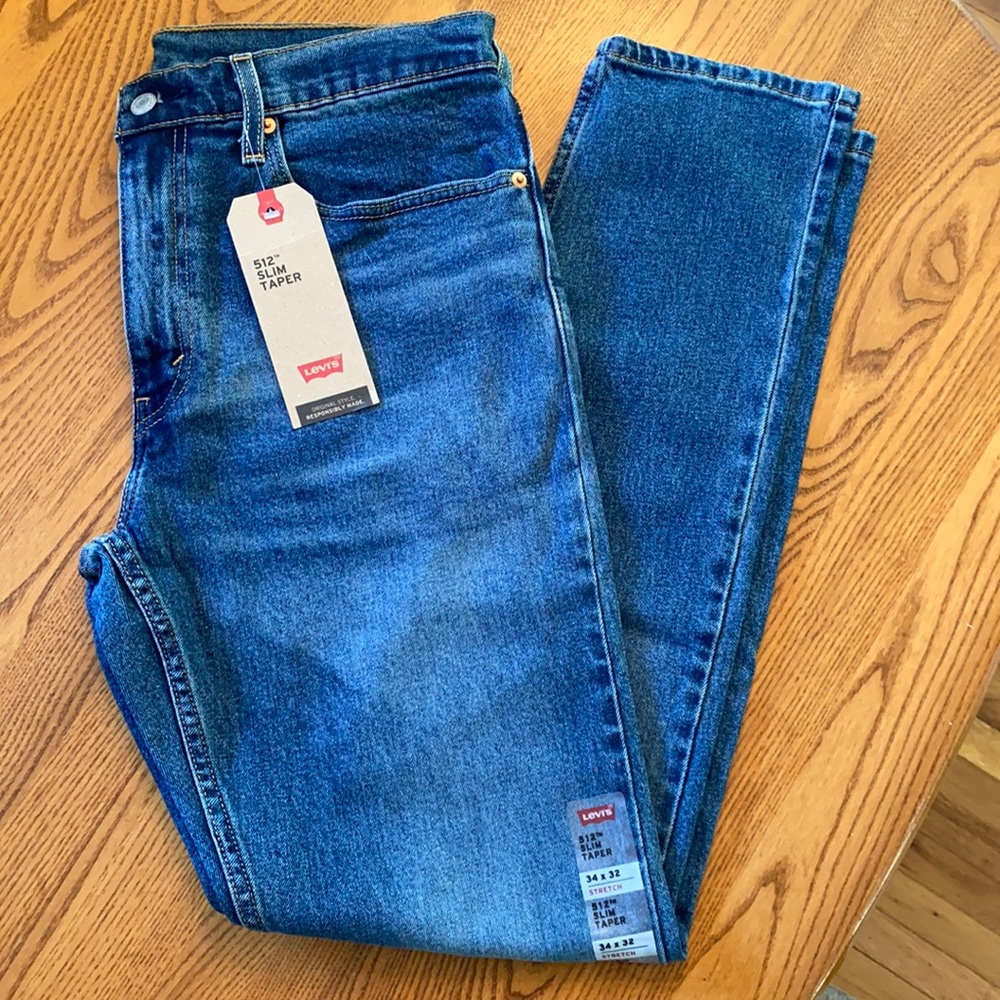 NWT Levi’s 512 Slim Taper Jeans